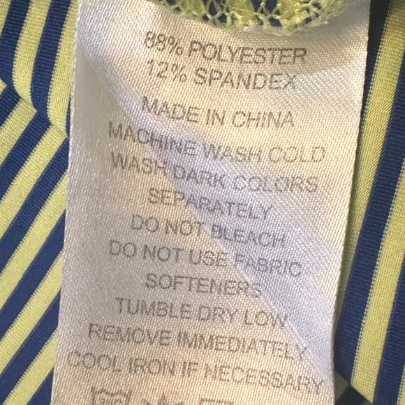 Men's FootJoy FJ Golf Performance Polo Shirt Green/Blue Stripe Size XL‎ - Picture 5 of 7